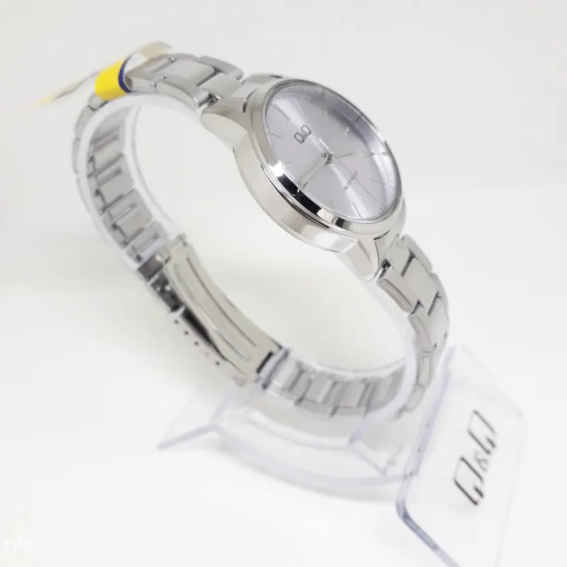 Q&Q Light Blue Dial Stainless Steel Ladies Watch- Q969J232Y